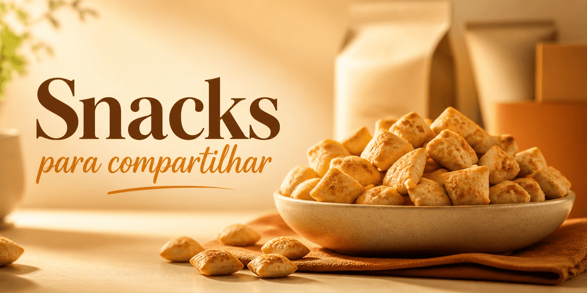 Snacks para compartilhar