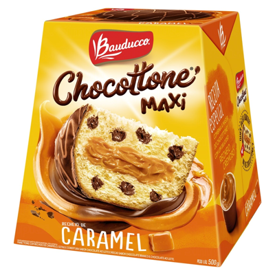Chocottone Bauducco Recheado com Doce de Leite 500g - cx com 18