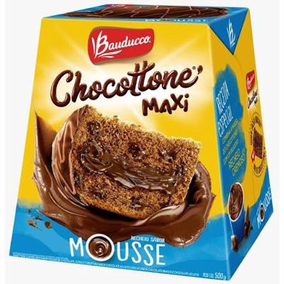 Chocottone Bauducco Maxi Mousse 500g - cx com 18