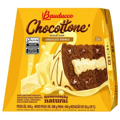 Chocottone Bauducco Duo 500g - cx com 18
