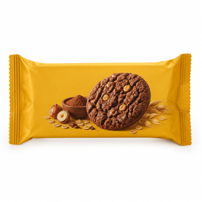 Cereale Cookies Integrais Cacau e Avelã Bauducco 40g