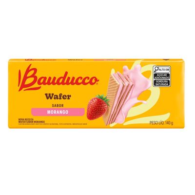 Wafer Bauducco Morango 140g