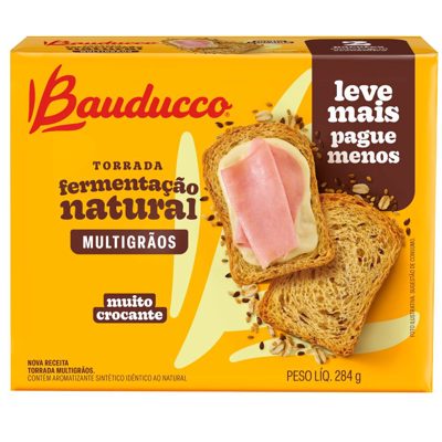 Torrada Multigrãos Bauducco 284g