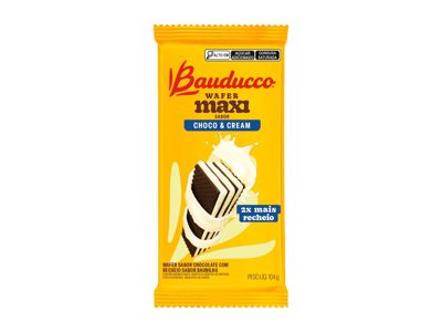 Wafer Maxi Choco & Cream Bauducco 104g