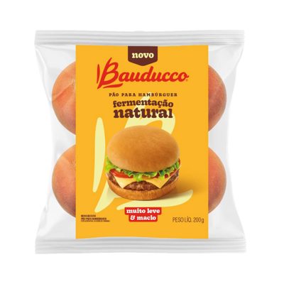 Pão para Hambúrguer Bauducco 200g